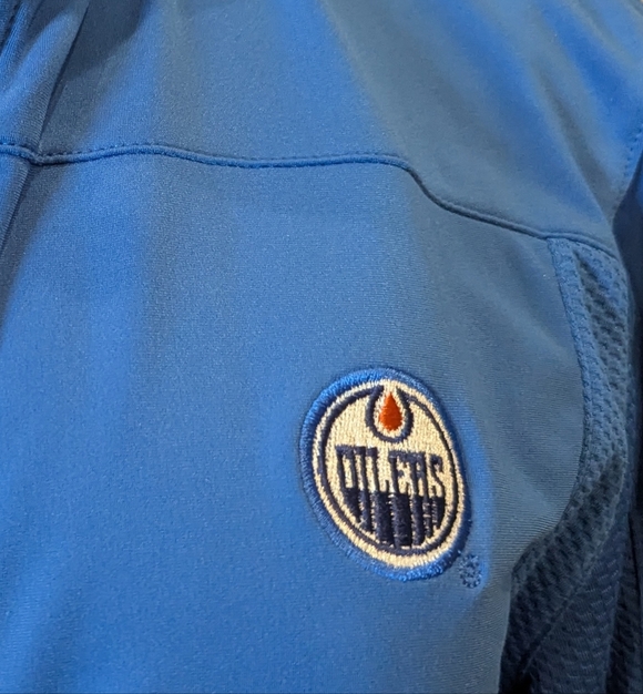 Oilers Womens Blue Long Sleeve Track Jacket Size L NWOT - Picture 10 of 14